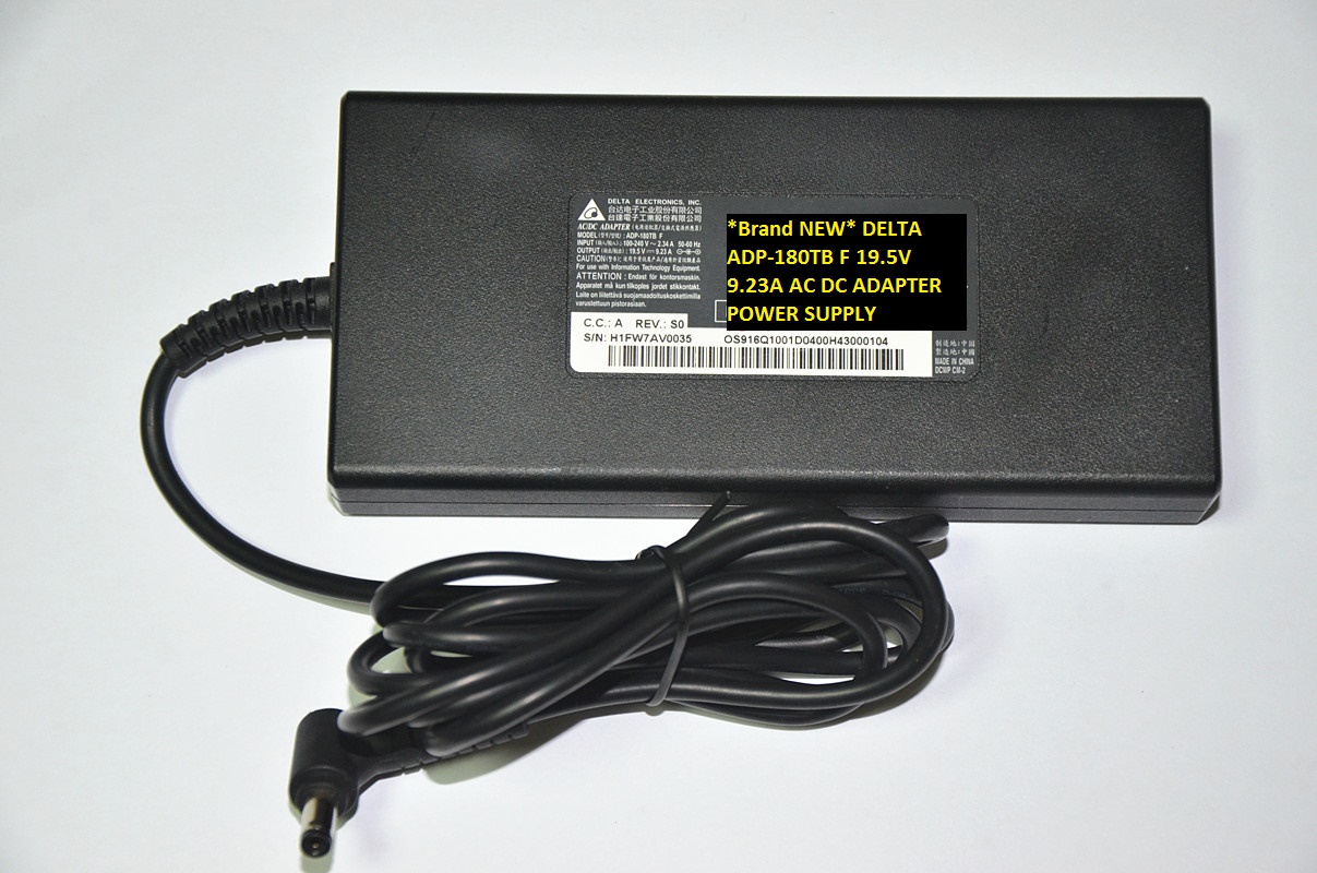 *Brand NEW* 5.5*2.5 19.5V 9.23A DELTA ADP-180TB F AC DC ADAPTER POWER SUPPLY